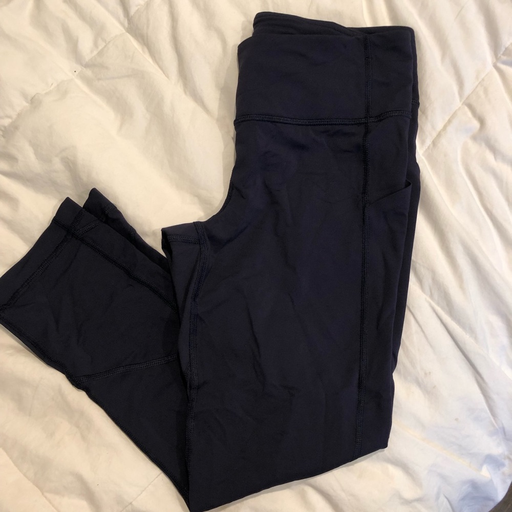 Navy Lululemon Capris